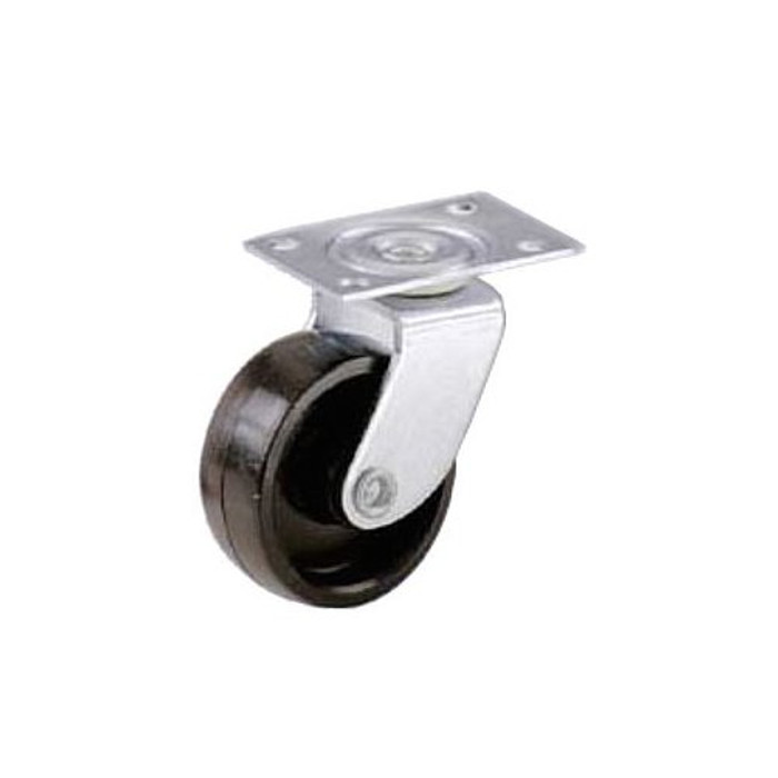1-5/8" Black Plate Casters (Pack of 4)
