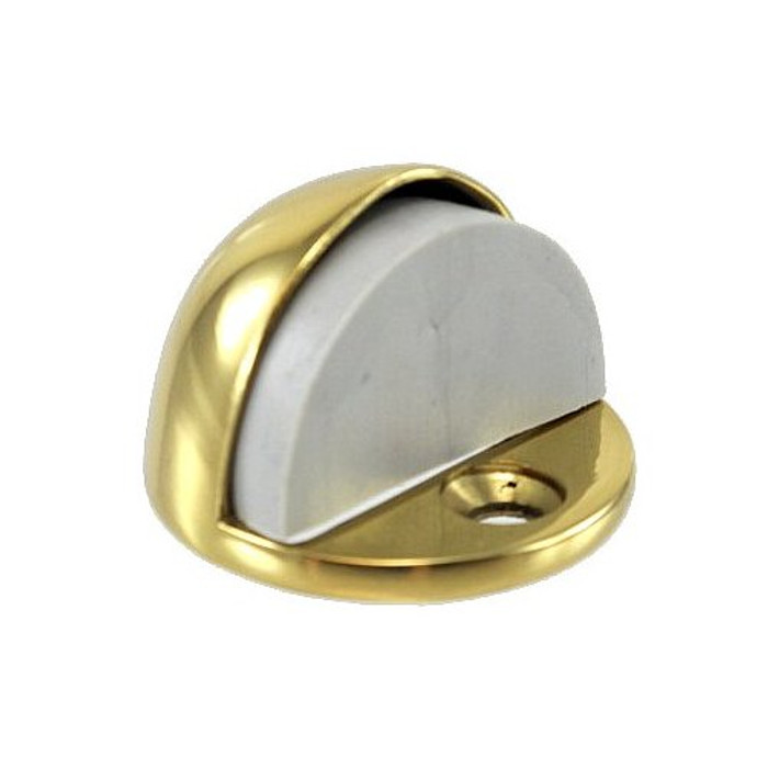 Polished Brass Low Dome Door Stop