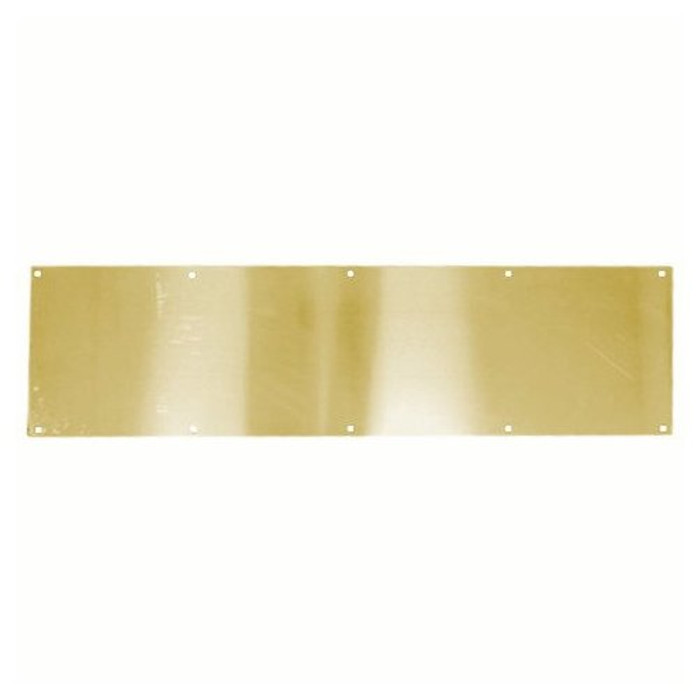 8" X 34" Brass Plated Kickplate