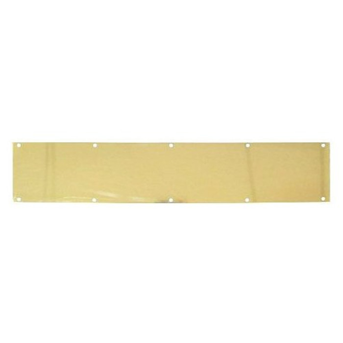 6" X 34" Brass Plated Kickplate