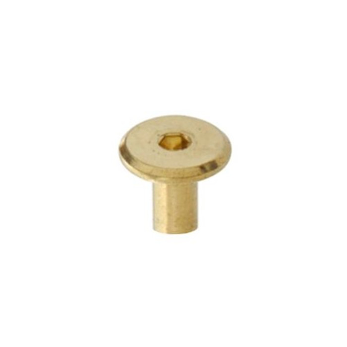 1/4"-20 Joint Connector Nut (Bright Brass)