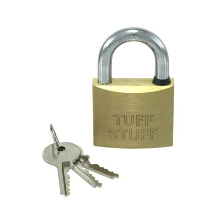2" Brass Padlock Keyed Alike