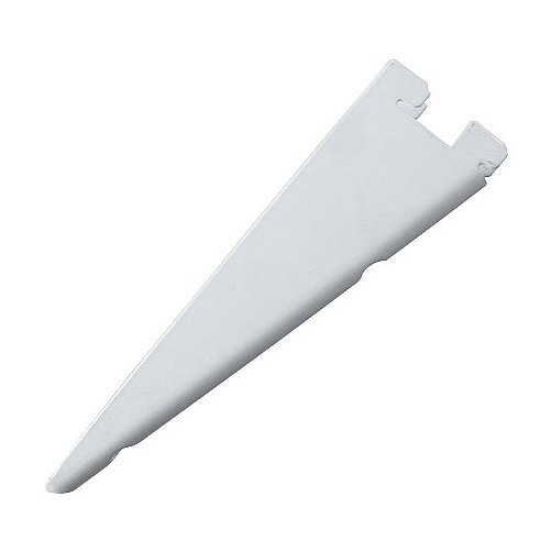 9" White Double Shelf Bracket