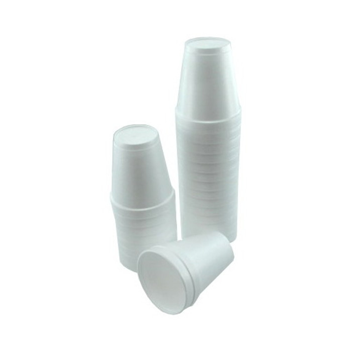 8 oz. White Foam Cups (Sleeve of 25)