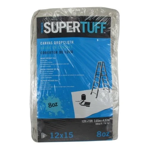 12' X 15' Heavy Duty 8 oz. Canvas Drop Cloth