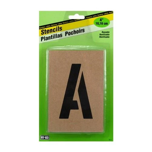 4" Reusable Oilboard Stencil Set (Letters & Numbers)