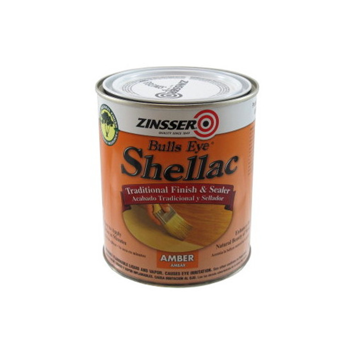 Quart Amber Zinsser Bulls Eye Shellac