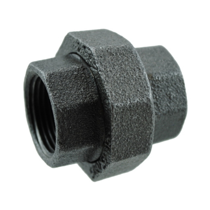 1-1/2" Black Pipe Union