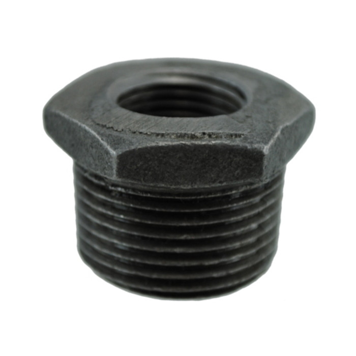 1-1/4" X 3/4" Black Pipe Bushing