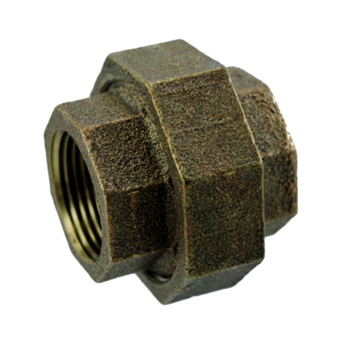 1/2" Brass Pipe Union