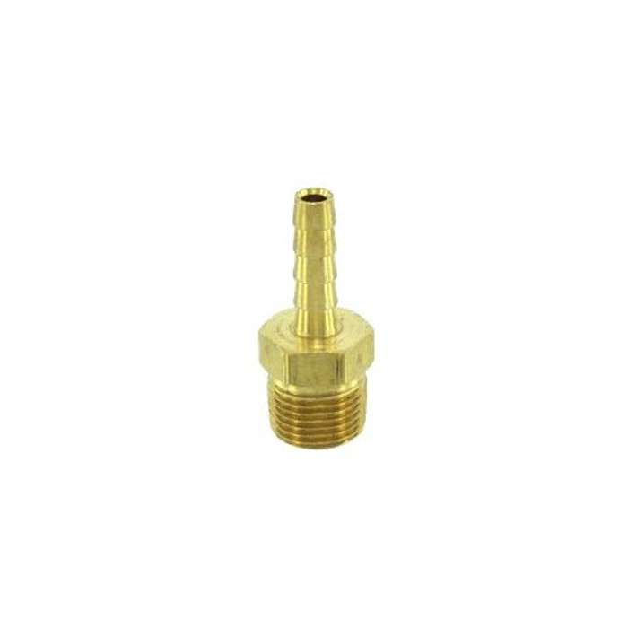 1/4" Hose X 3/8" Male Pipe Brass Fitting