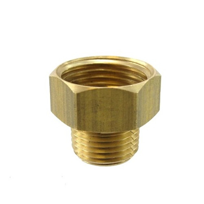 3/4" Female Hose X 1/2" Male Pipe Brass Fitting