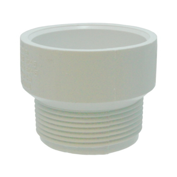 4" PVC X 4" Male Pipe Thread Adapter