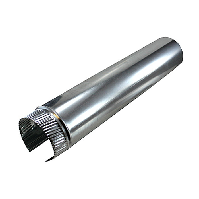 4" X 24" Galvanized Stove Pipe (26 Gauge)