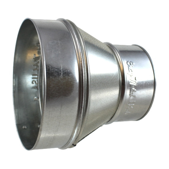5" X 4" Galvanized Stove Pipe Reducer - (Available For Local Pick Up