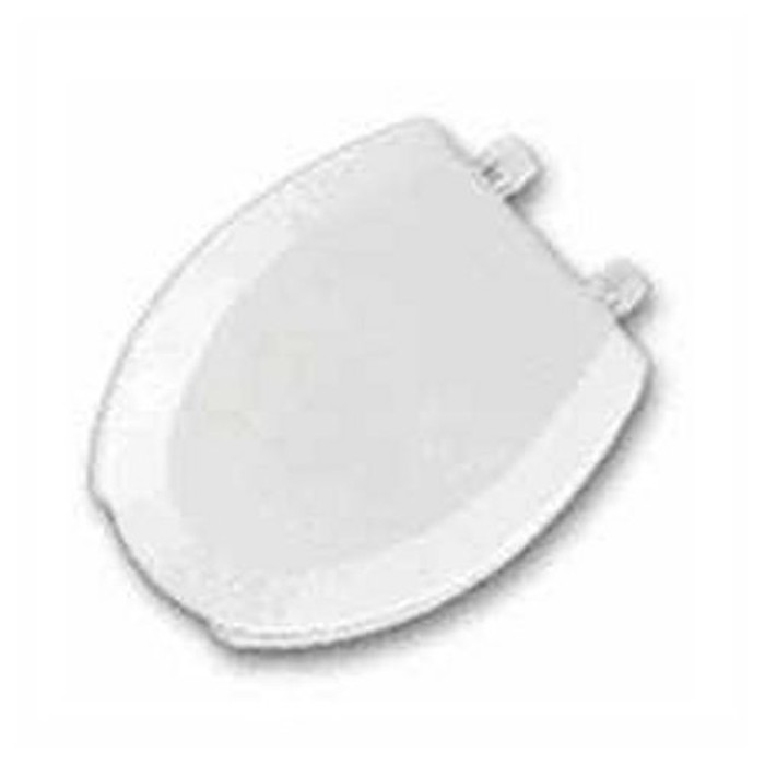 White Elongated Toilet Seat w/ Lid