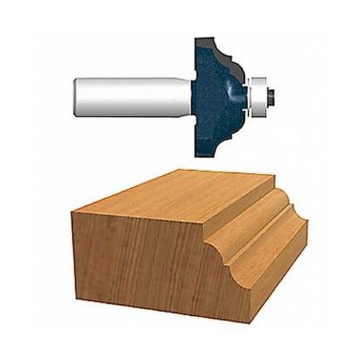 1-1/2" X 5/8" Carbide Tipped Classical Bit (1/4" Shank)