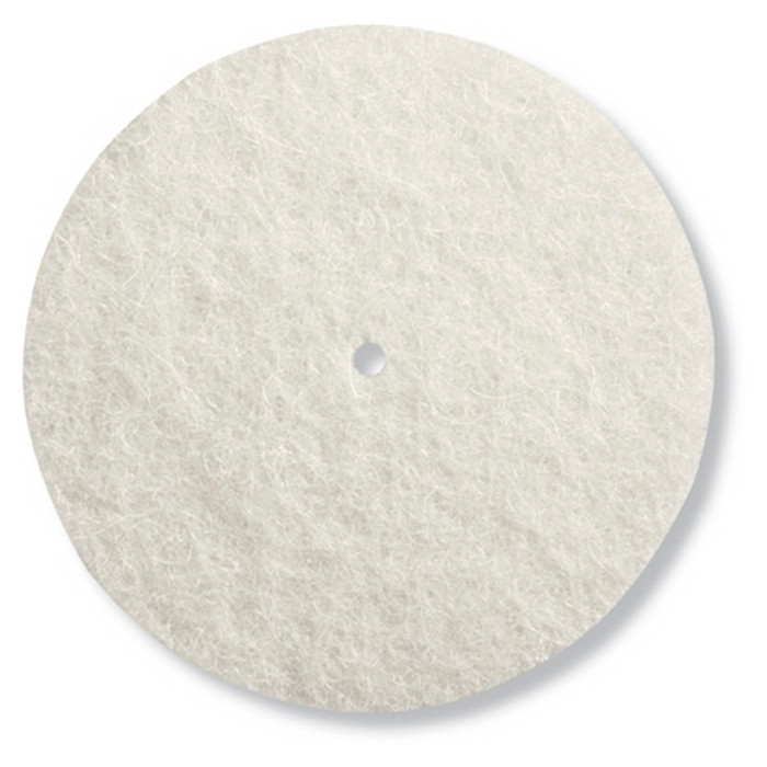 1" Felt Polishing Flat Wheel