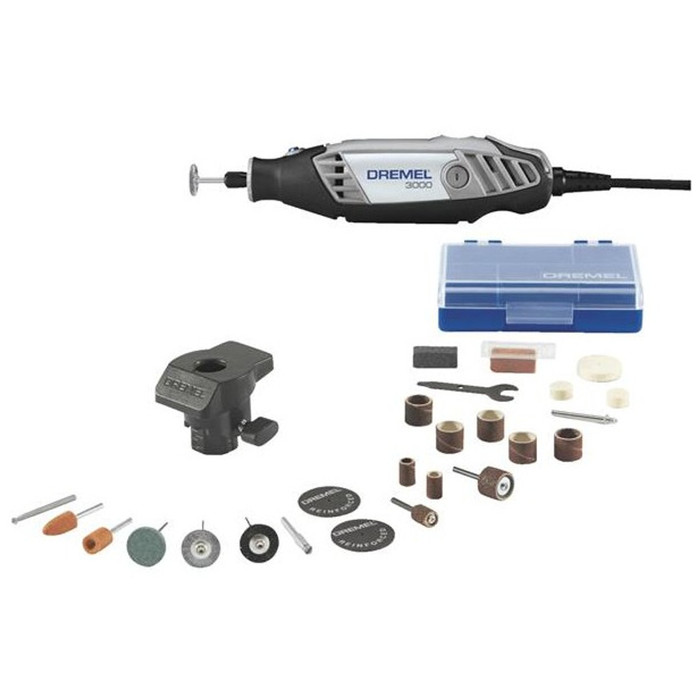 Dremel 3000 Series Variable Speed Rotary Tool Kit w/ 24 Accessories