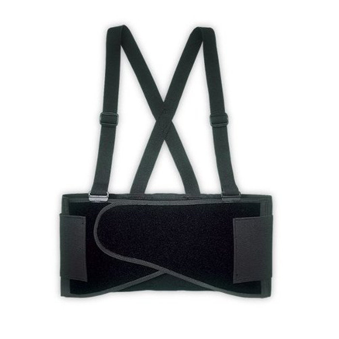 46" to 56" Waist Elastic Back Support Belt w/ Suspenders