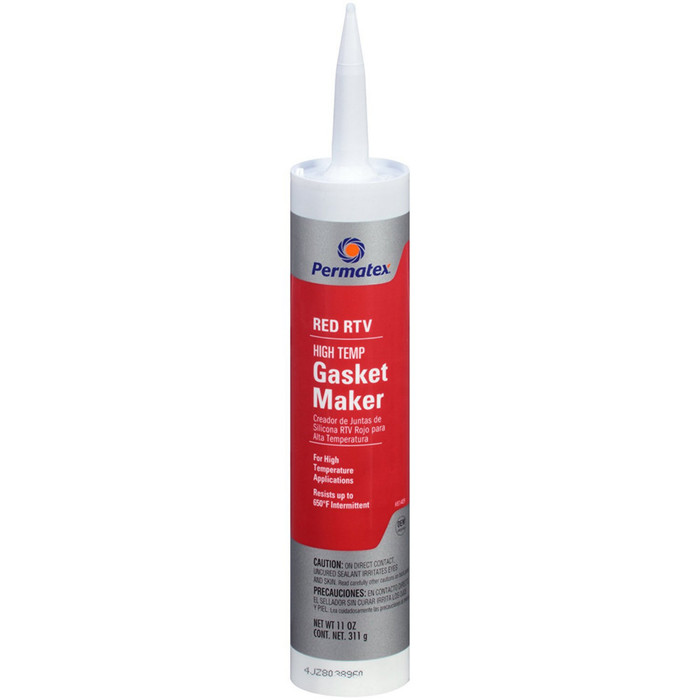 11 oz. Cartridge High Temperature Red RTV Silicone Gasket Maker
