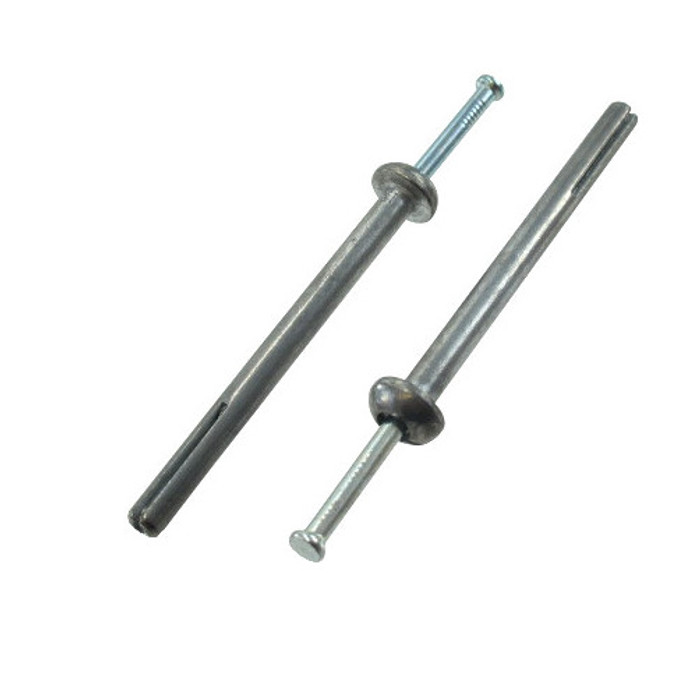1/4" X 1-1/4" Zinc Plated Hammer Drive Anchors (Pack of 12)