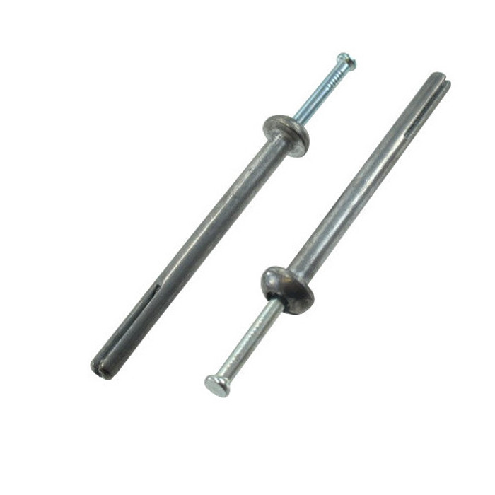 1/4" X 2" Zinc Plated Hammer Drive Anchors (Box of 100)