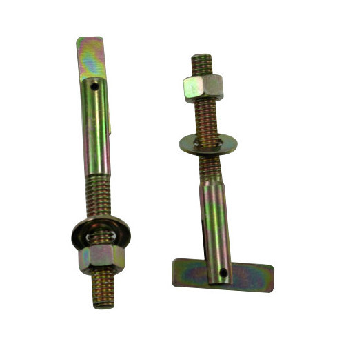 1/4"-20 X 3-1/4" Zinc Yellow-Chromate Hollow Wall T-Anchors (Box of 25)