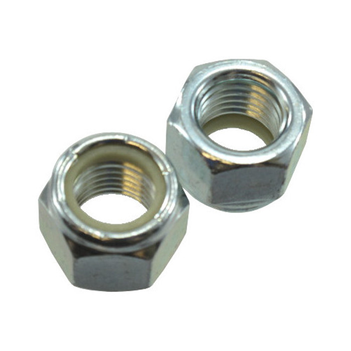 1/2"-13 Zinc Plated Elastic Stop Nuts (Pack of 12)