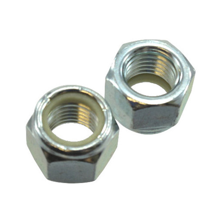 3/8"-24 S.A.E. Zinc Plated Elastic Stop Nuts (Box of 100)