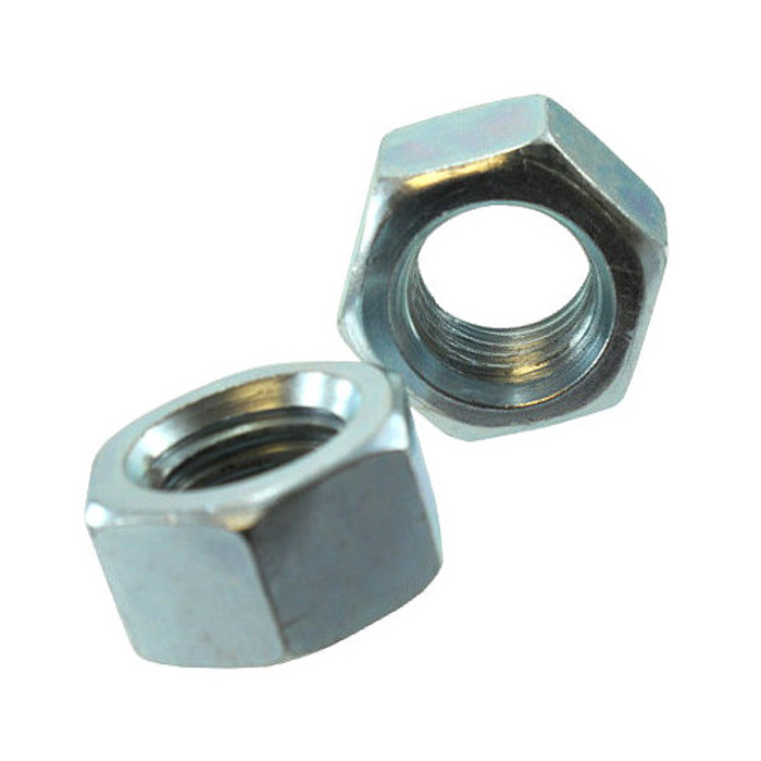 1-1/8"-12 S.A.E. Zinc Plated Hex Nuts (Pack of 12)