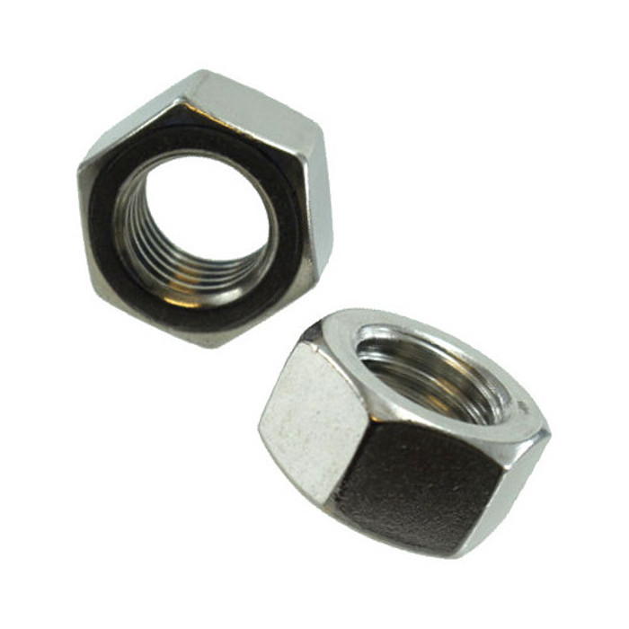 1/2"-13 Stainless Steel Hex Nuts (Box of 50)
