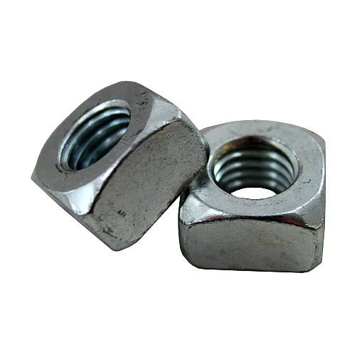 1/4"-20 Zinc Plated Square Nuts (Box of 100)