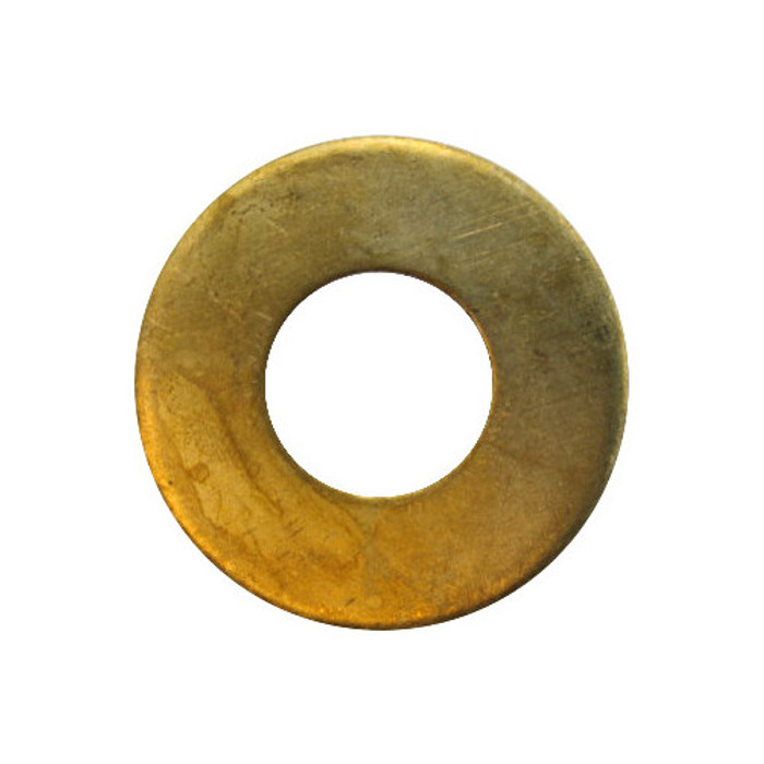 1/4" Brass Flat Washers (Pack of 12)