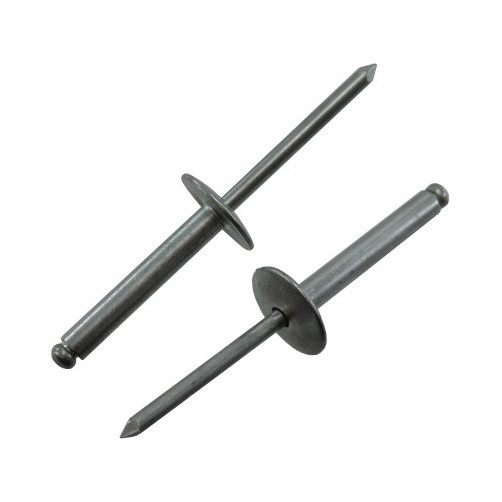 #612 (3/16" Dia.) Large Washered Aluminum Pop Rivets - Grip Range 5/8" to 3/4" (Pack of 250)