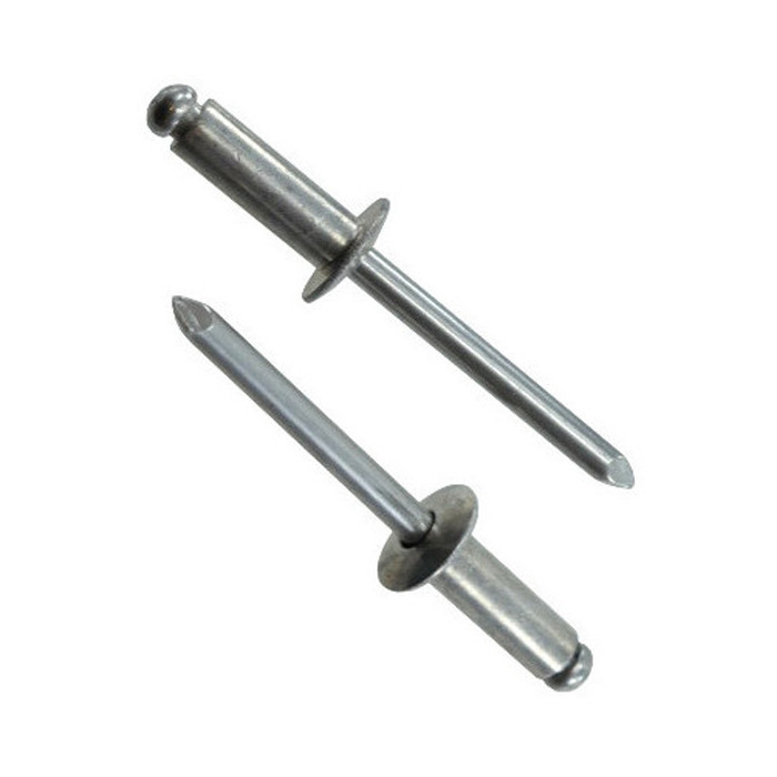 #48 (1/8" Dia.) Steel Pop Rivets - Grip Range 3/8" to 1/2" (Pack of 500)