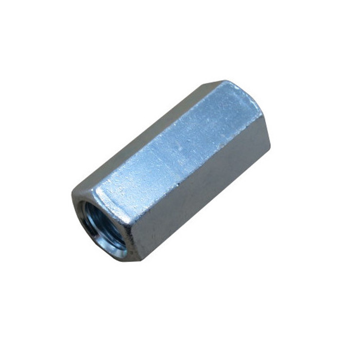 1/2"-13 Zinc Plated Threaded Rod Coupling