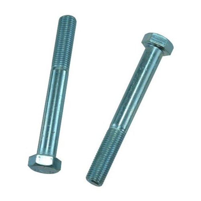 1/4"-28 X 2" Zinc Plated Grade 5 Fine Thread Hex Head Bolts (Pack of 12)