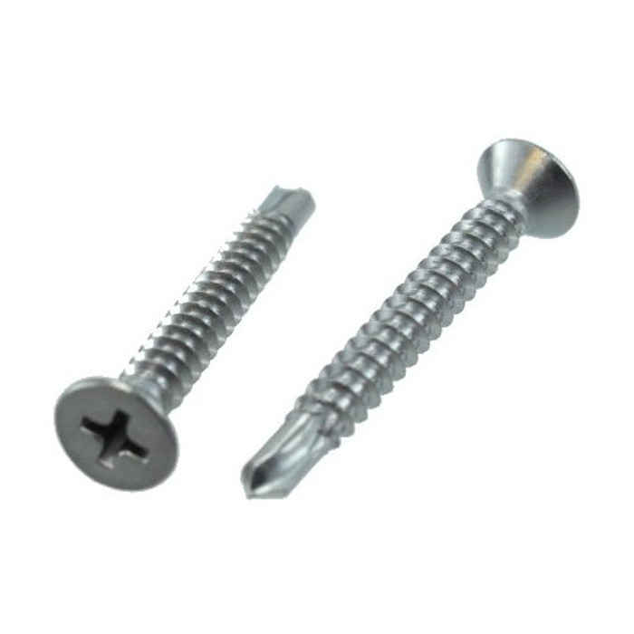 # 10 X 1-1/4" Stainless Steel Flat Head Phillips Drill & Tap Screws (Box of 100)