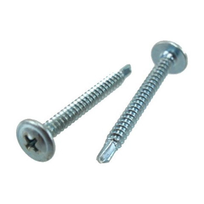 # 8 X 1-1/4" Zinc Plated Modified Truss Head Phillips Drill & Tap Screws (Box of 100)