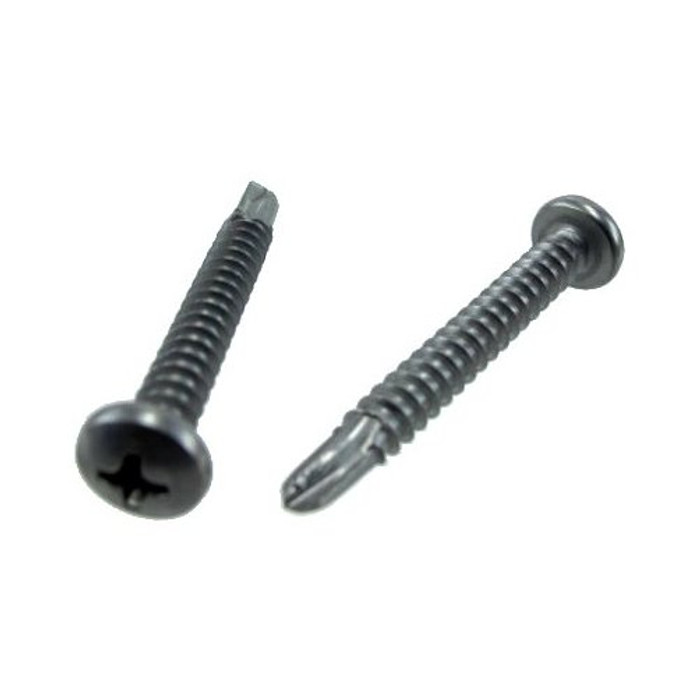 # 8 X 1-1/2" Stainless Steel Pan Head Phillips Drill & Tap Screws (Pack of 12)