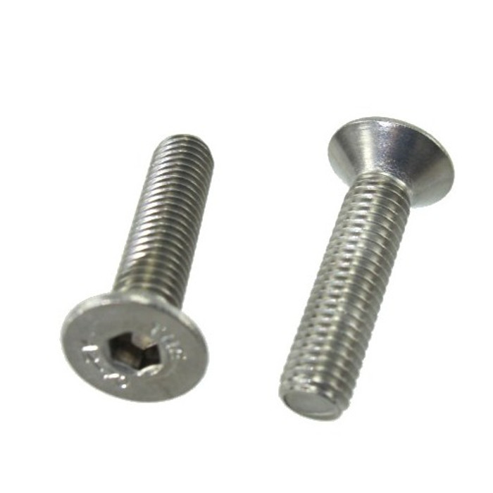 4 mm X 0.70-Pitch X 12 mm Stainless Steel Flat Head Metric Socket Cap Screws (Box of 100)