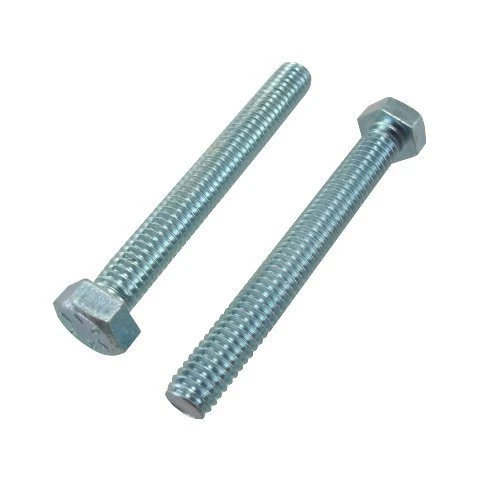 5/16"-18 X 2" Zinc Plated Fully Threaded Grade 2 Tap Bolts (Pack of 12)