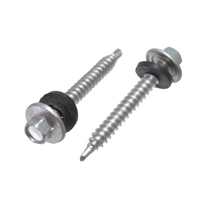 # 10 X 2" Silver Ruspert Self-Drilling Pole Barn Screws (Box of 100)