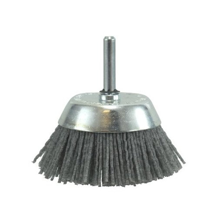 Gray Nyalox 2-1/2" 80G Coarse Cup Brush