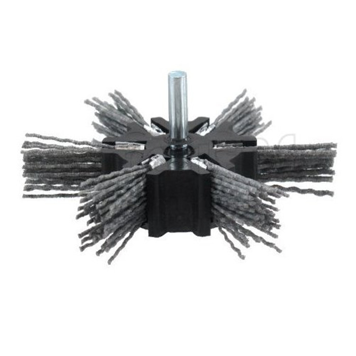 Gray Nyalox 4" 80G Coarse Flap Brush
