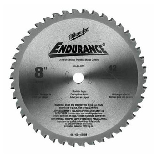 8" X 42T General Purpose Metal Cutting Blade