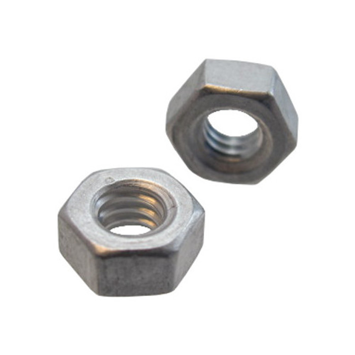 6/32 Aluminum Hex Nuts (Pack of 12)