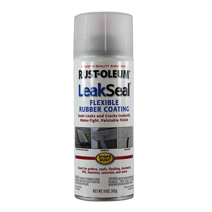 Rust-Oleum 11 oz. Clear Flexible Rubberized Coating Leak Sealer Spray