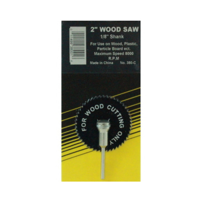 2" X 1/8" Shank Combo Wood Saw Blade (For Use With Drill)